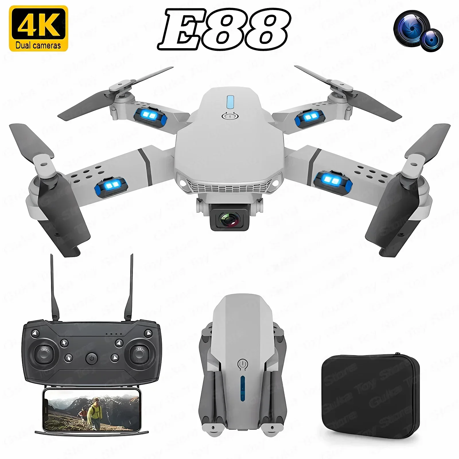 Drone Battery Box - E88 pro wifi fpv drone grande