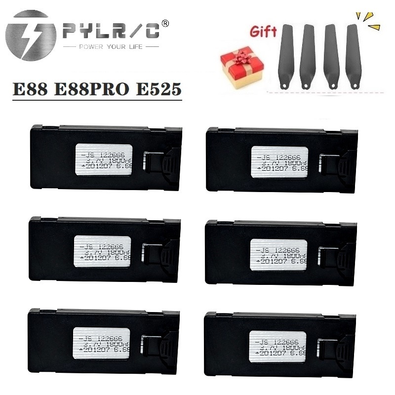 Eachine Drone E58 - 1/2/3/5/10 pçs 3.7v 1800mah rc drone