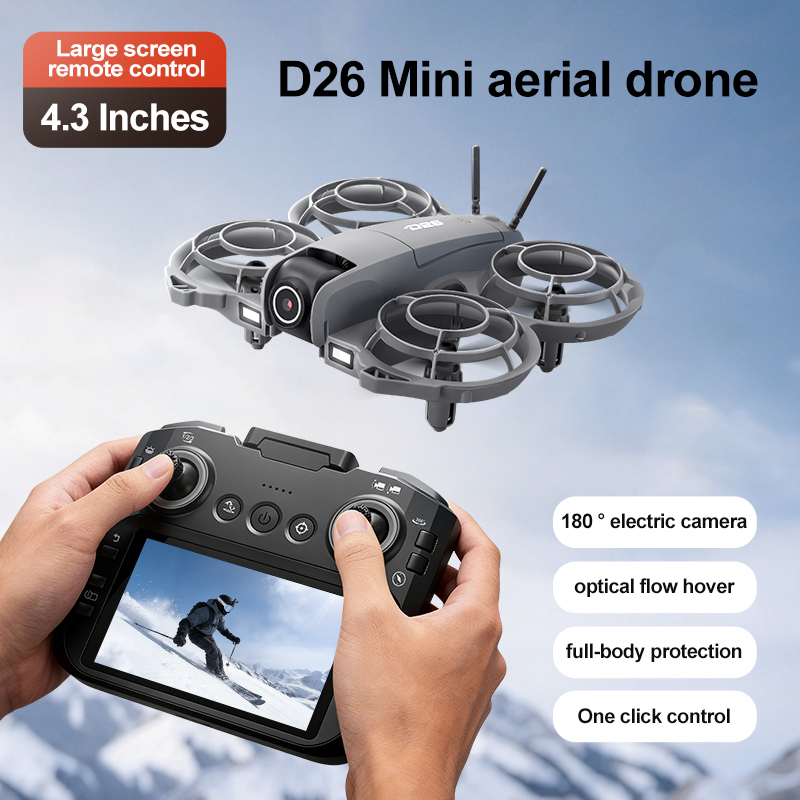 Drone D26 4K Aéreo HD 180 °    - Drone Battery Balance Charger avaliação e preço