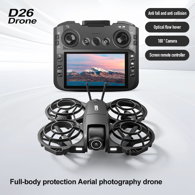 Drone D26 4K Aéreo HD 180 °    - Drone Battery Balance Charger avaliação e preço